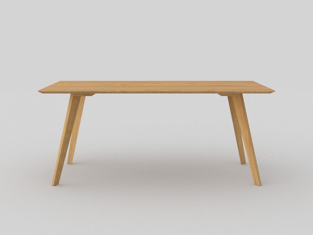 Прямоугольный стол из массива дерева Vitamin Design CITIUS FRAMELESS ARCH-00126115 - Вид №1