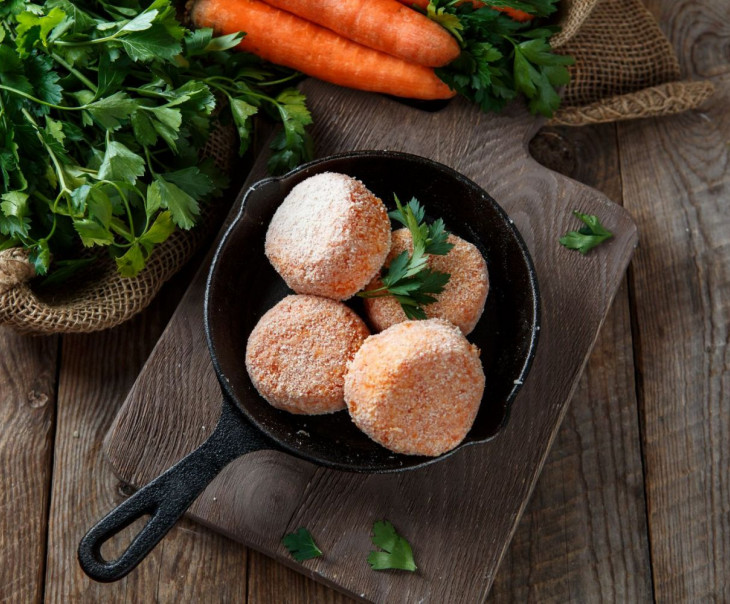 4226 Котлеты овощные "Морковные" Зинаида и Сергей Белан Вкусляндия 