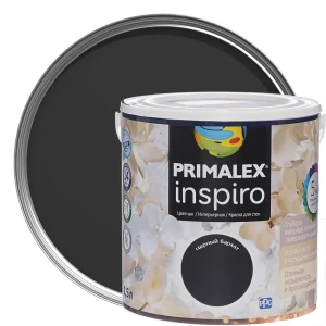 Краска Primalex Inspiro 2.5 л чёрный бархат 81962636 STLM-2176707