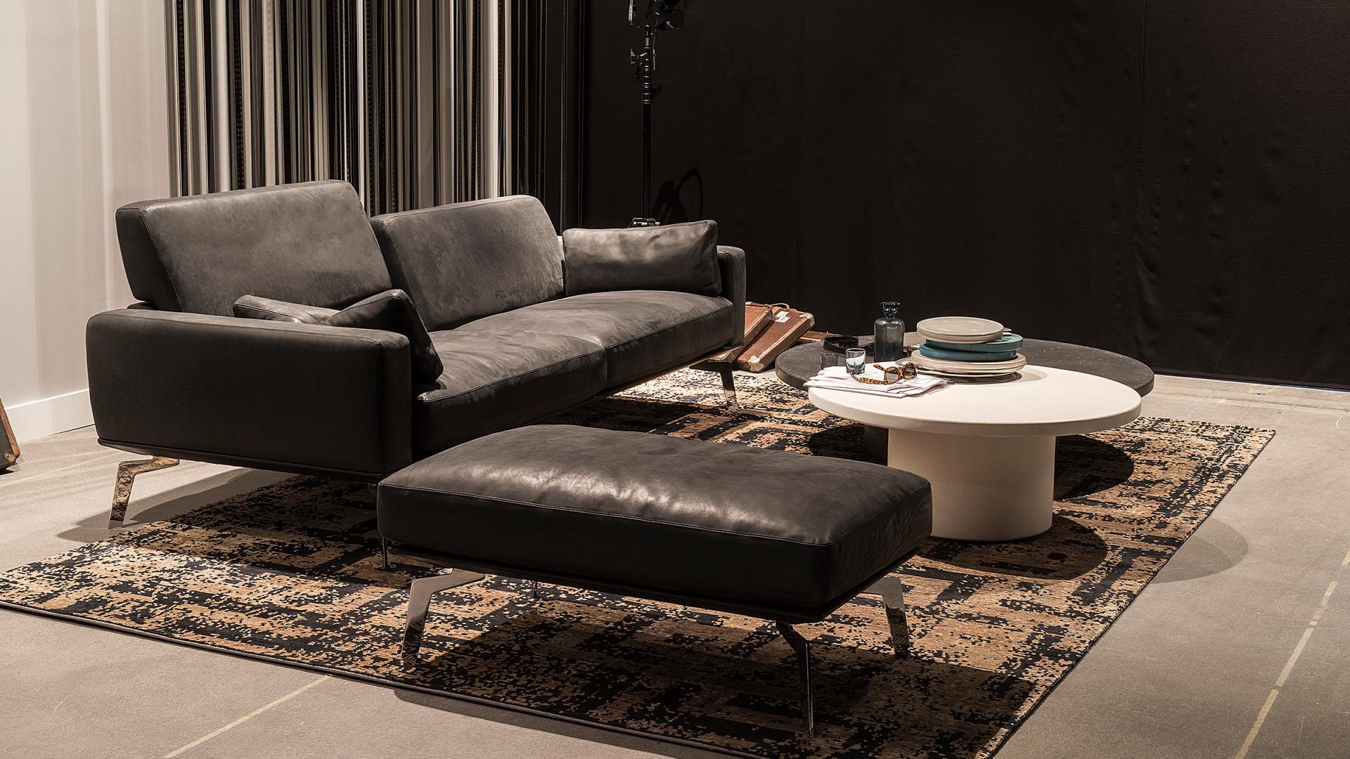 Кожаный диван с полуостровом de Sede DS-87 DONNA ARCH-00004802