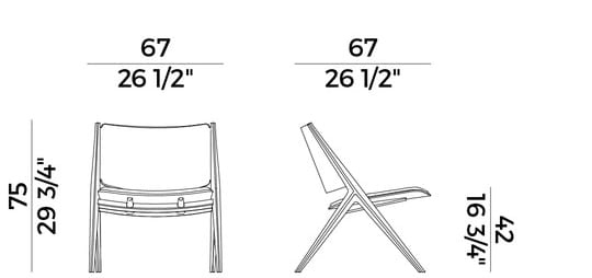 Мягкое кресло из ясеня Potocco трек ARCH-00014782