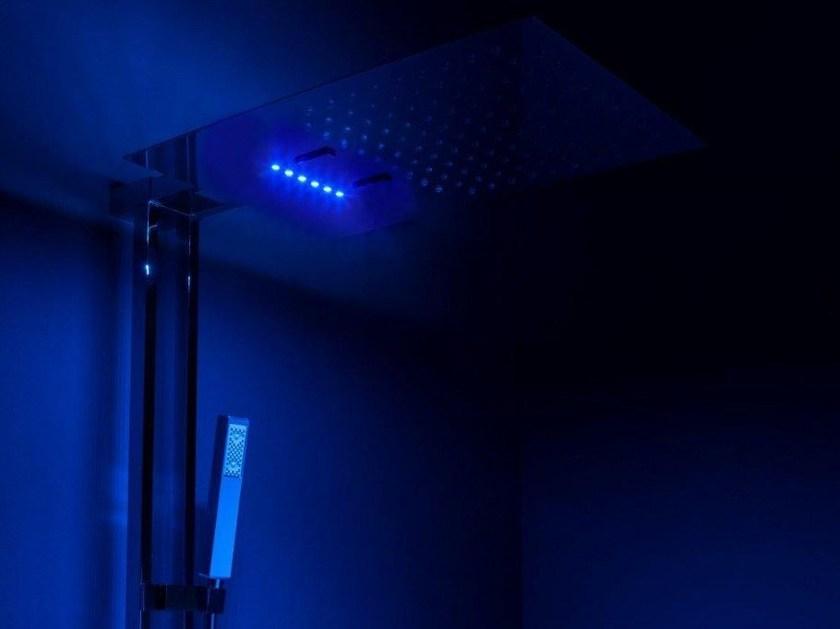 tender rain Настенная душевая стойка из латуни с ручным душем Jetto sun-id-1433119 - Вид №2