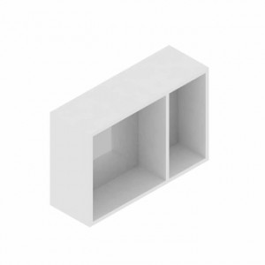 8MP503BI Полка со встроенным зеркалом Kos by Zucchetti furniture