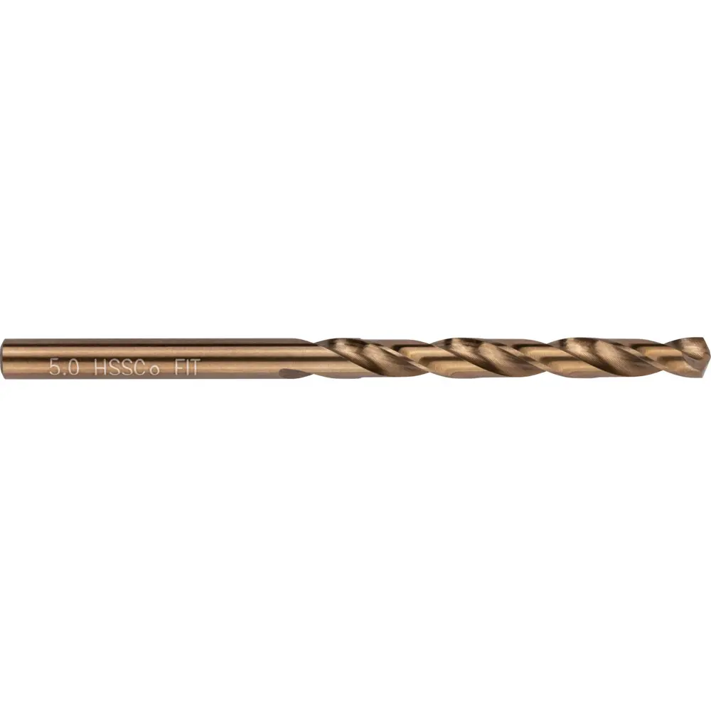 Сверло спиральное по металлу HSS-CO Fit 33945 4.5x80 мм, 10 шт. 82261991 STLM-2060875 