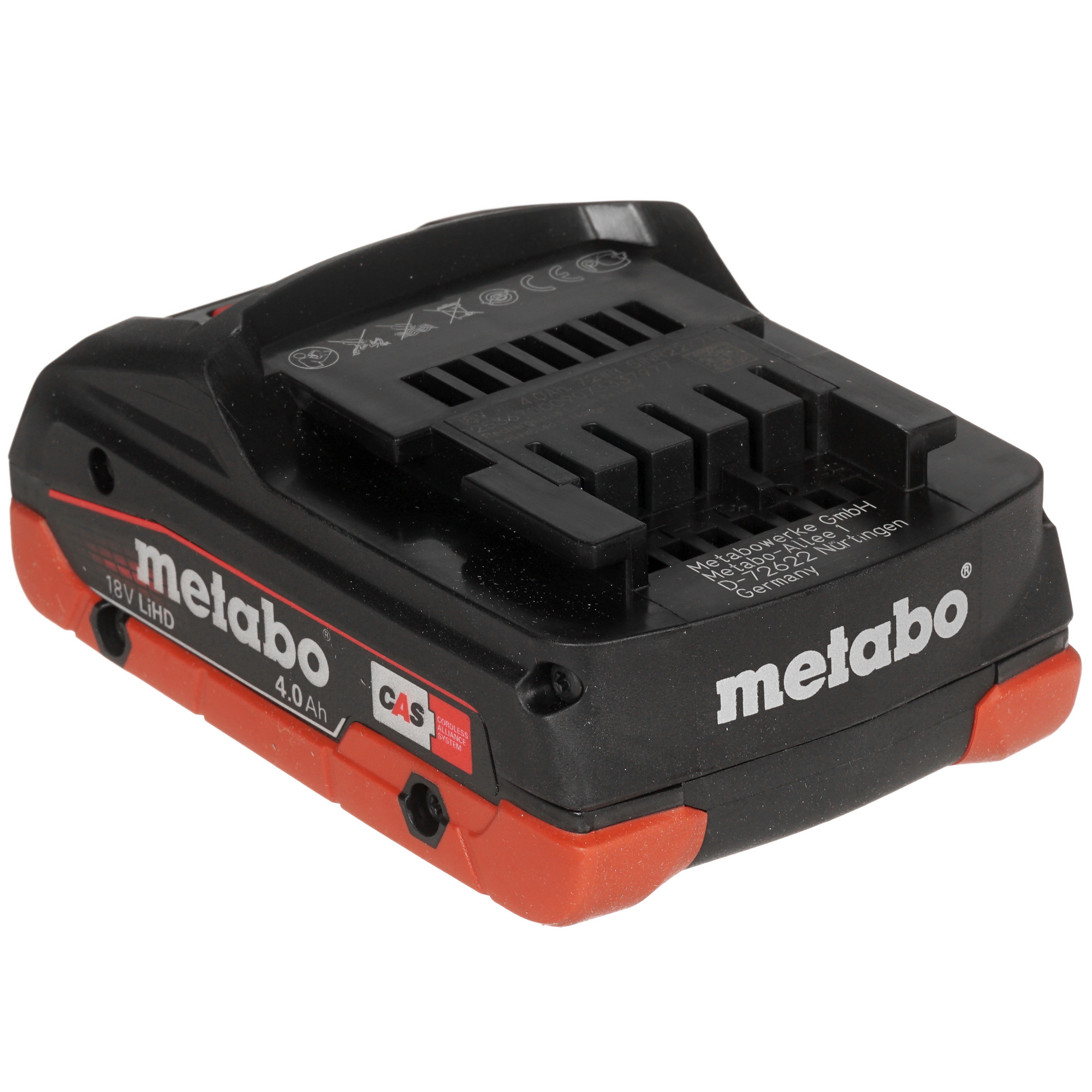 Аккумулятор Metabo 18V/4.0 Ah LiHD CAS 18V 8121209 STDN-0029739