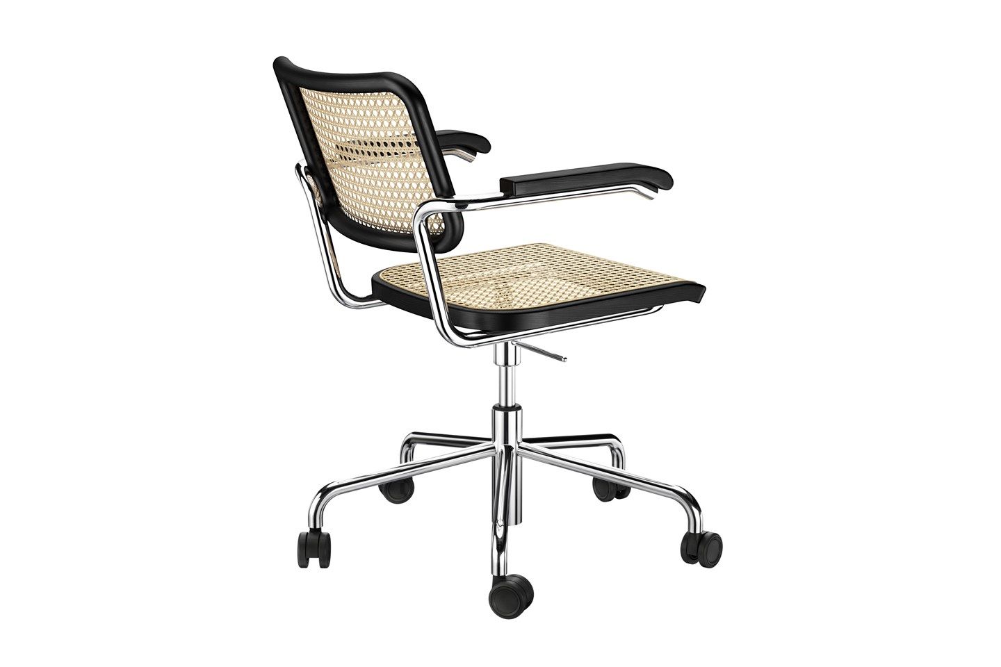Плетеное вращающееся кресло с колесами THONET S 32 / S 64 ARCH-00027758 - Вид №6