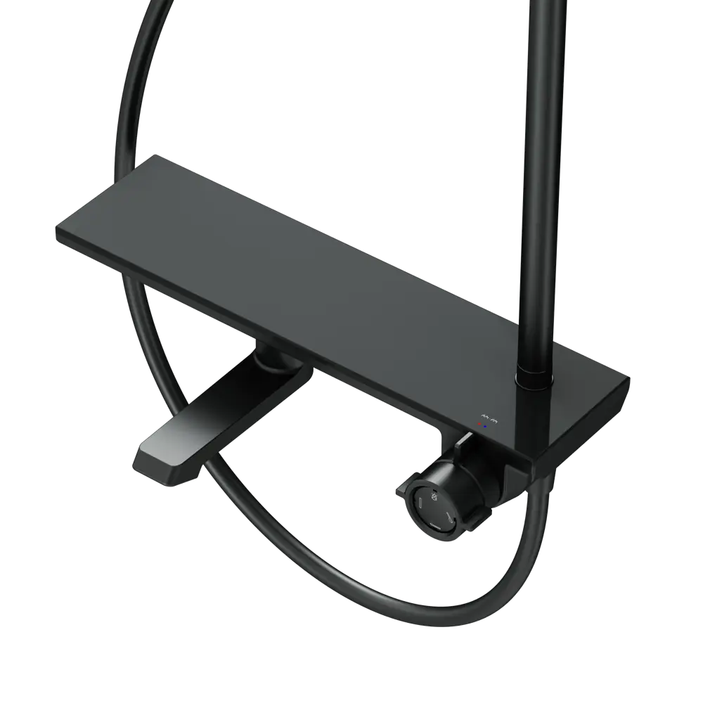 Душевая система AM.PM Flash — стильная черная с тремя режимами 89346525 STLM-0988079 - Вид №8