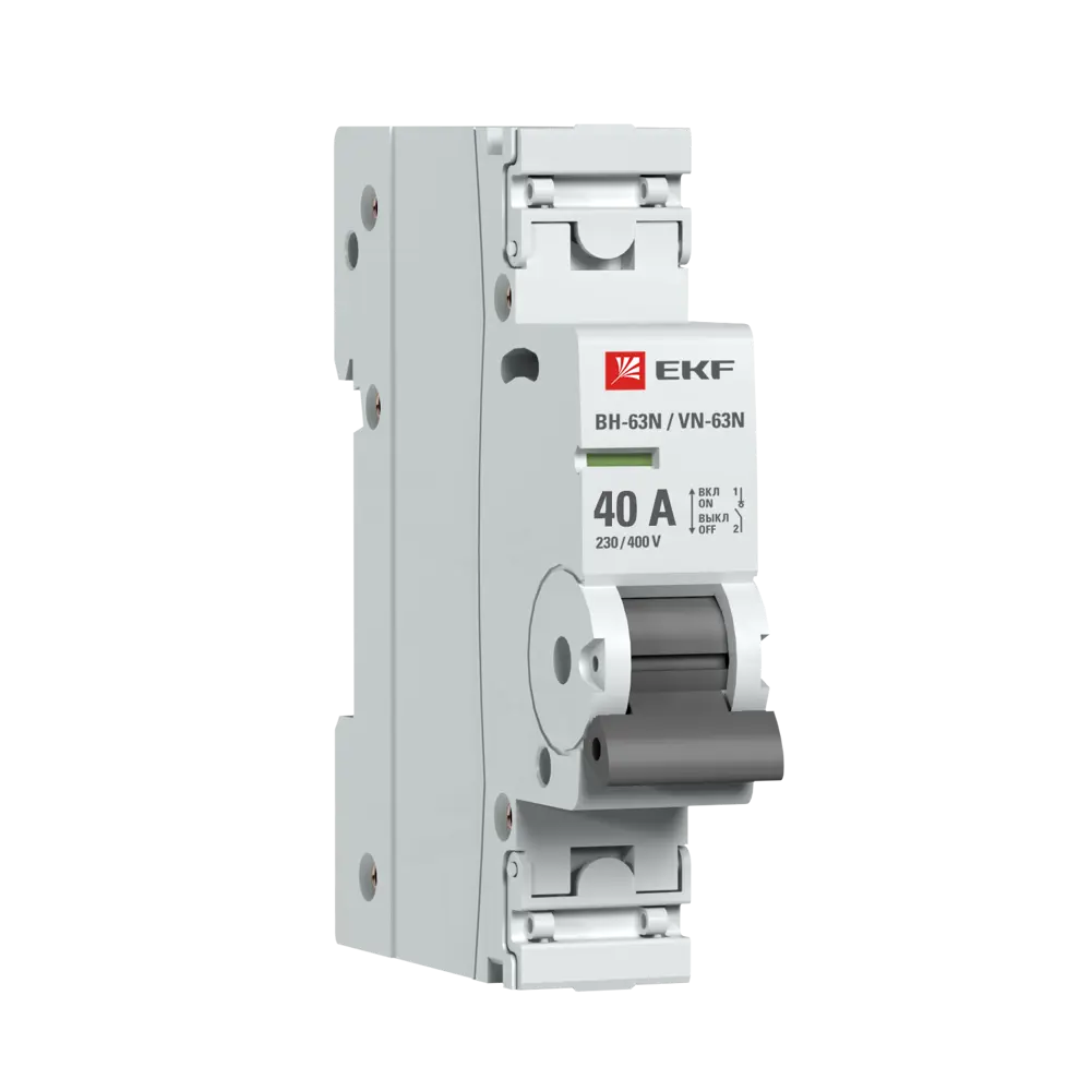 Выключатель нагрузки EKF Proxima ВН-63 1P N 40 А STLM-2082294