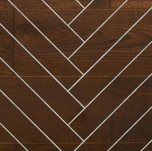 Паркет Ёлка TarWood Country Бурбон Елка Дуб Рустик брашированная, гладкая (Брашированная, Гладкая) 600х100 мм.