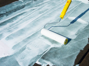 Красочная эластомерная защитная пленка для битумных мантий