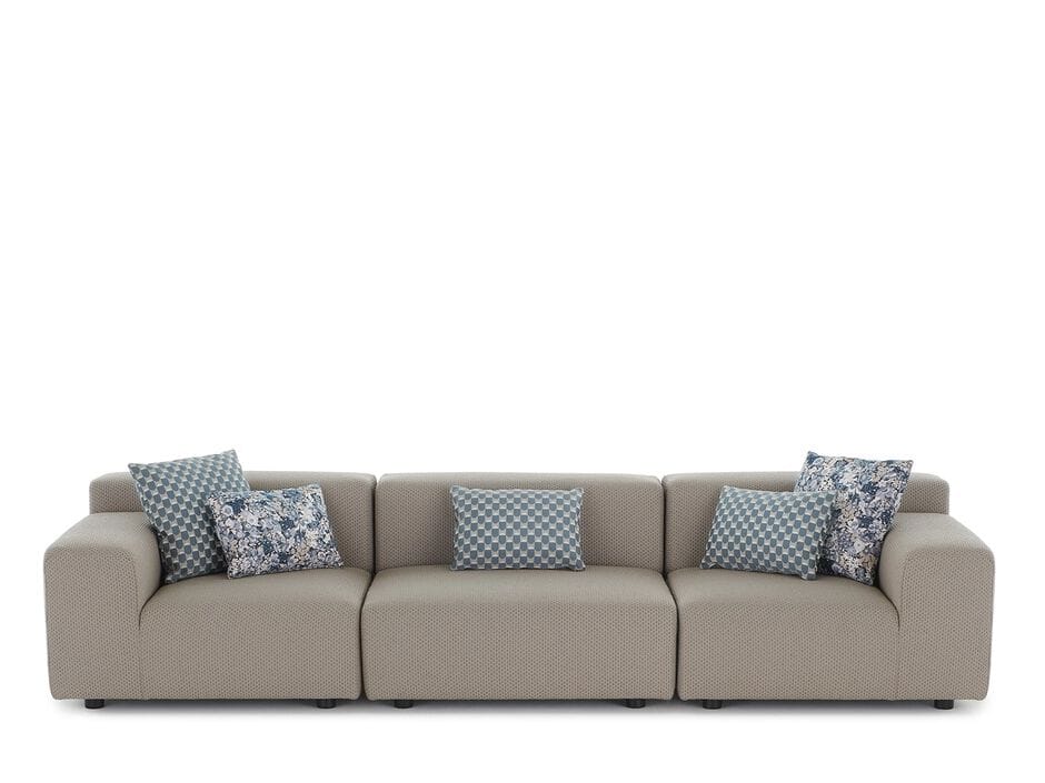 3-местный тканевый модульный садовый диван Kartell Plastics ARCH-00084745 - Вид №25