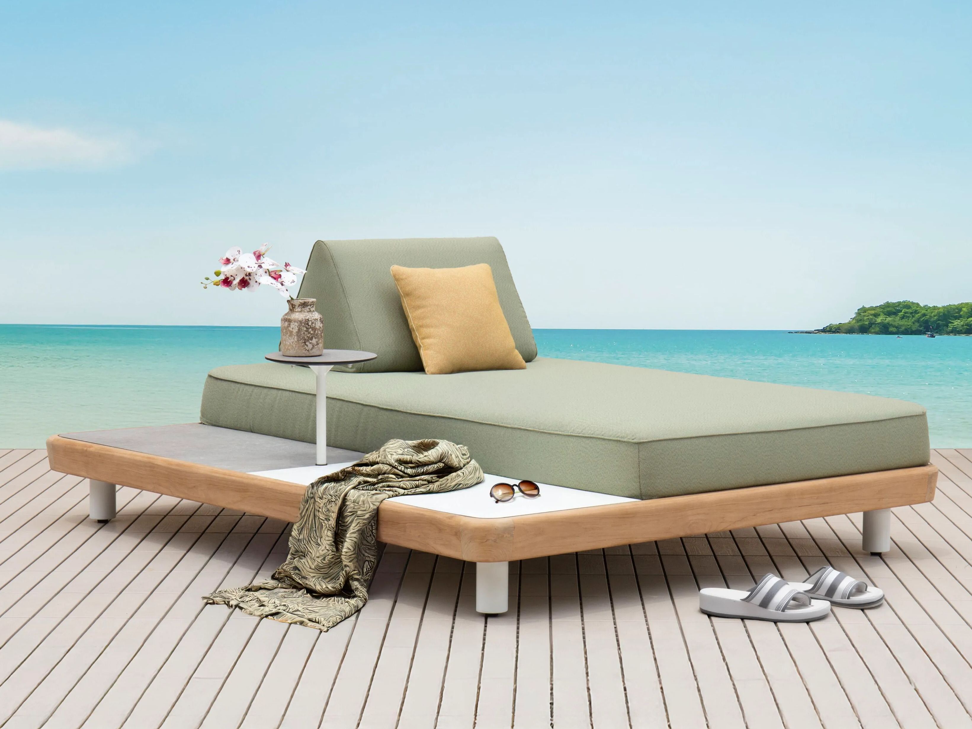 Садовая кровать с платформой и журнальным столиком MAMAGREEN ARCH-00136227 - Вид №4