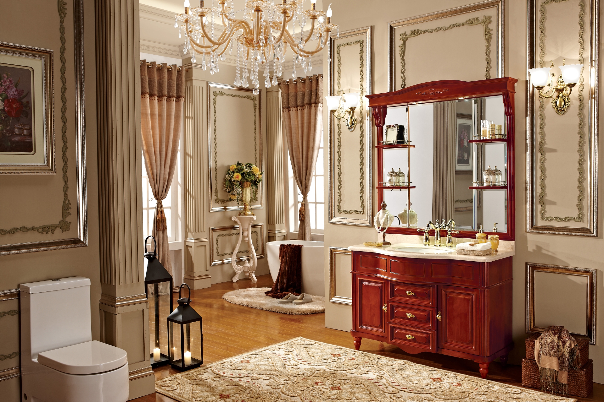 Тумба MEDICI 120 арт. TS-ME912-C-DN Темный орех Tessoro TSME912CDN - Вид №3