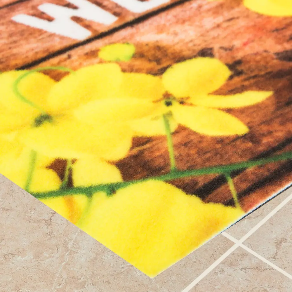 Коврик Inspire Layan Yellow 45x75 см полипропилен цвет жёлтый 82761218 STLM-2185089  - Вид №2