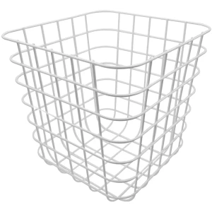 Корзина Spaceo KUB 31x31x31.4 см металл цвет белый