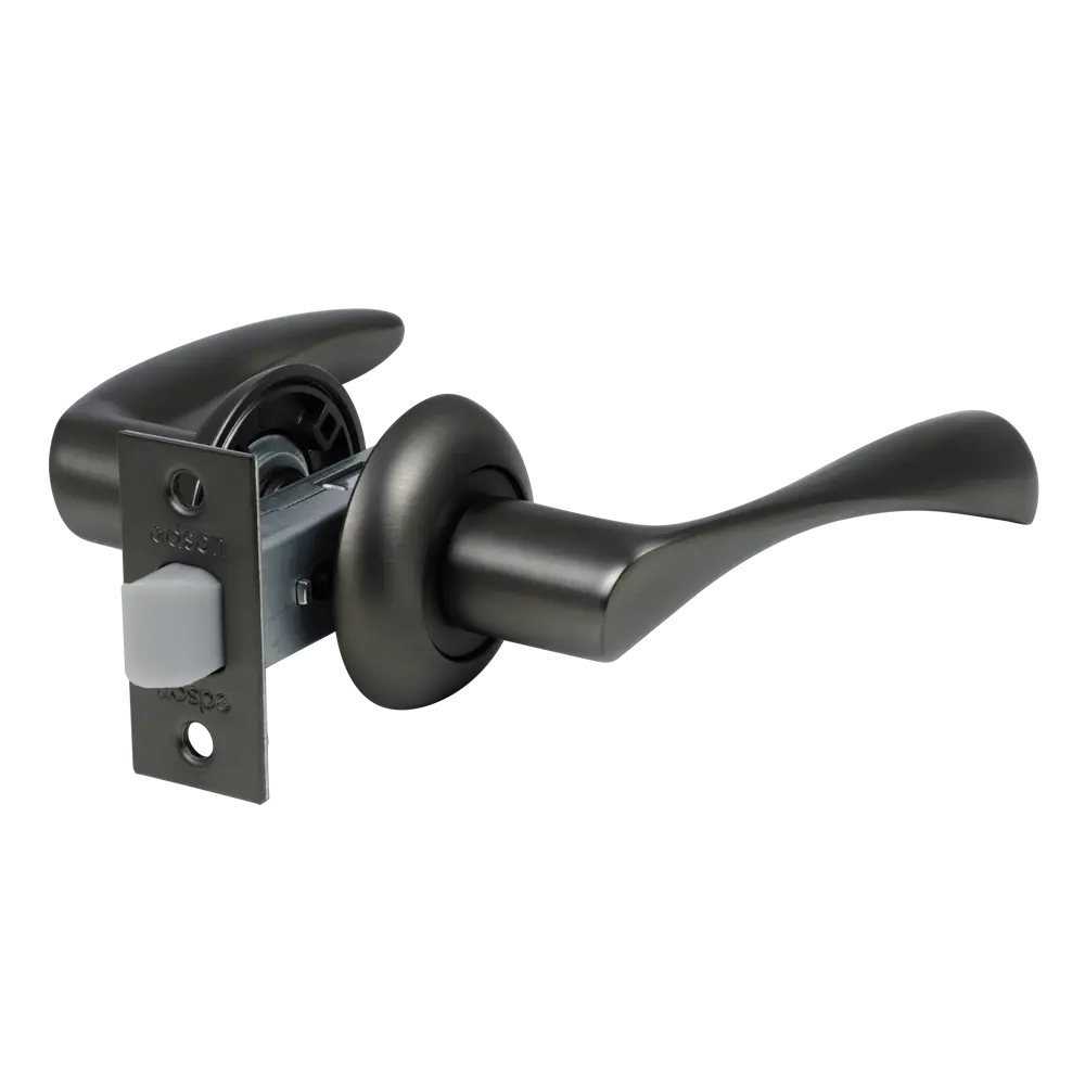 Дверные ручки Edson PS5R1 на розетке без замка, графит 85166608 STLM-0059295