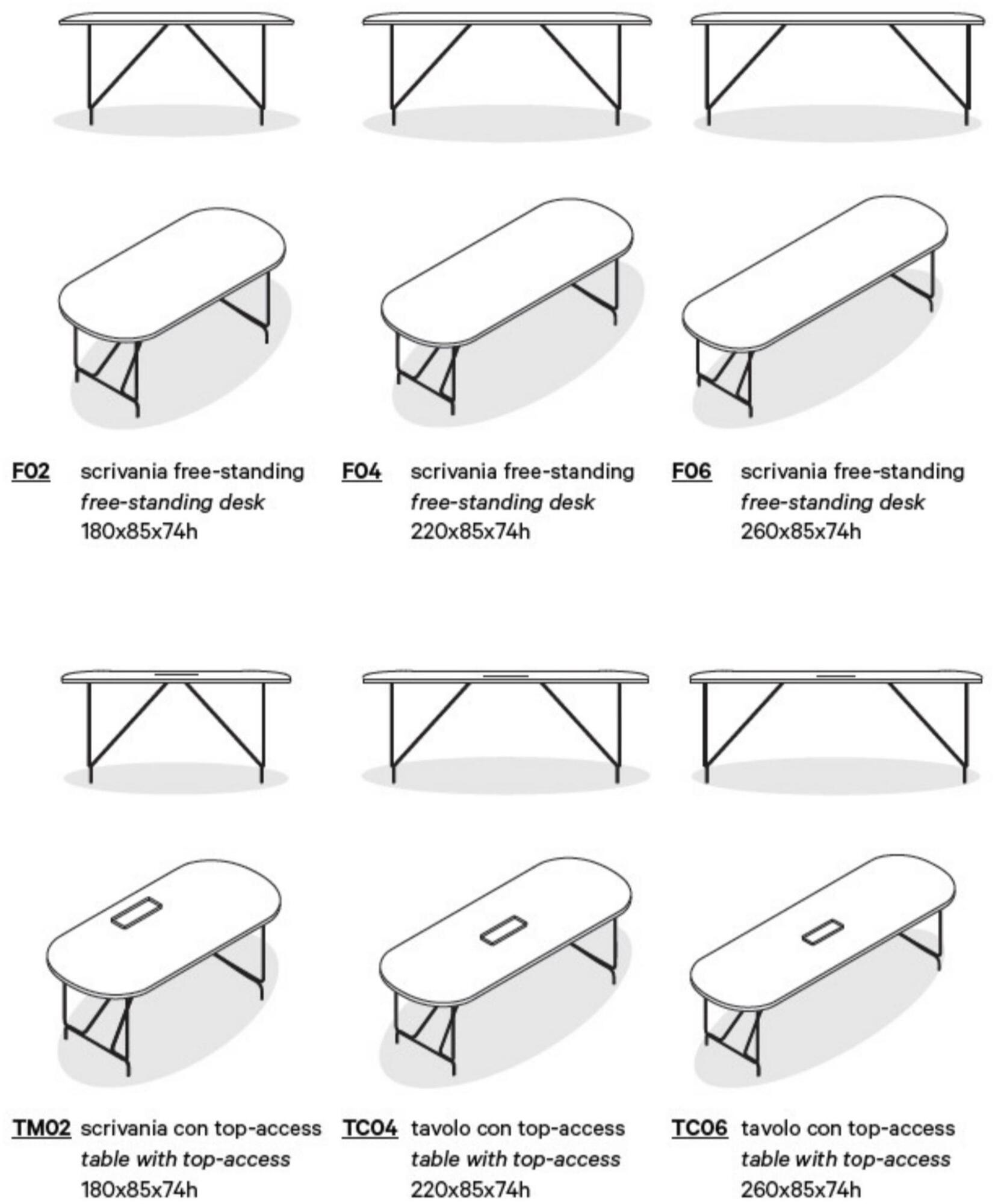 Manerba Стол / стол для переговоров из дерева Litta sun-id-1372123 - Вид №10