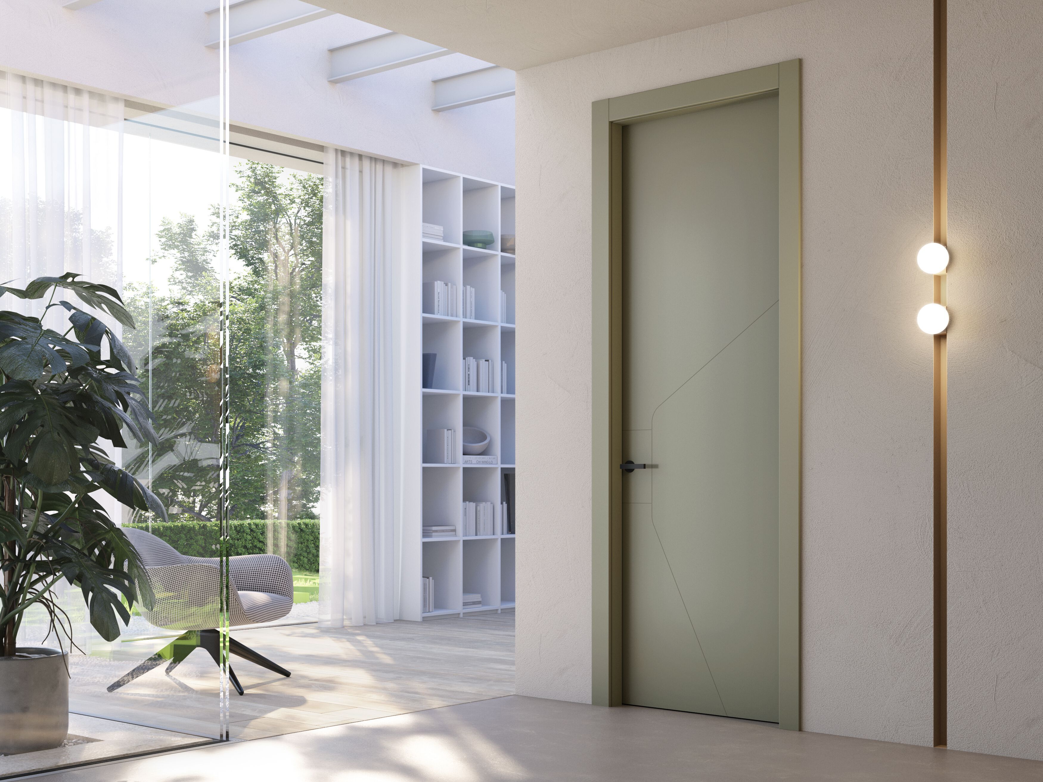 Деревянные распашные двери PIVATO le porte ALLEGRA ARCH-00136377