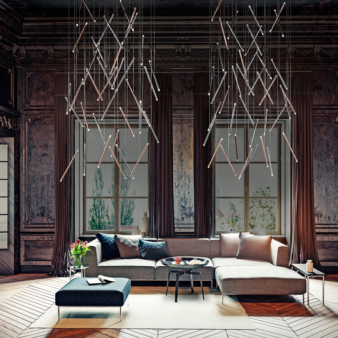 Studio Italia Design A-Tube Nano Duo 158032 black подвес 116610 - Вид №3