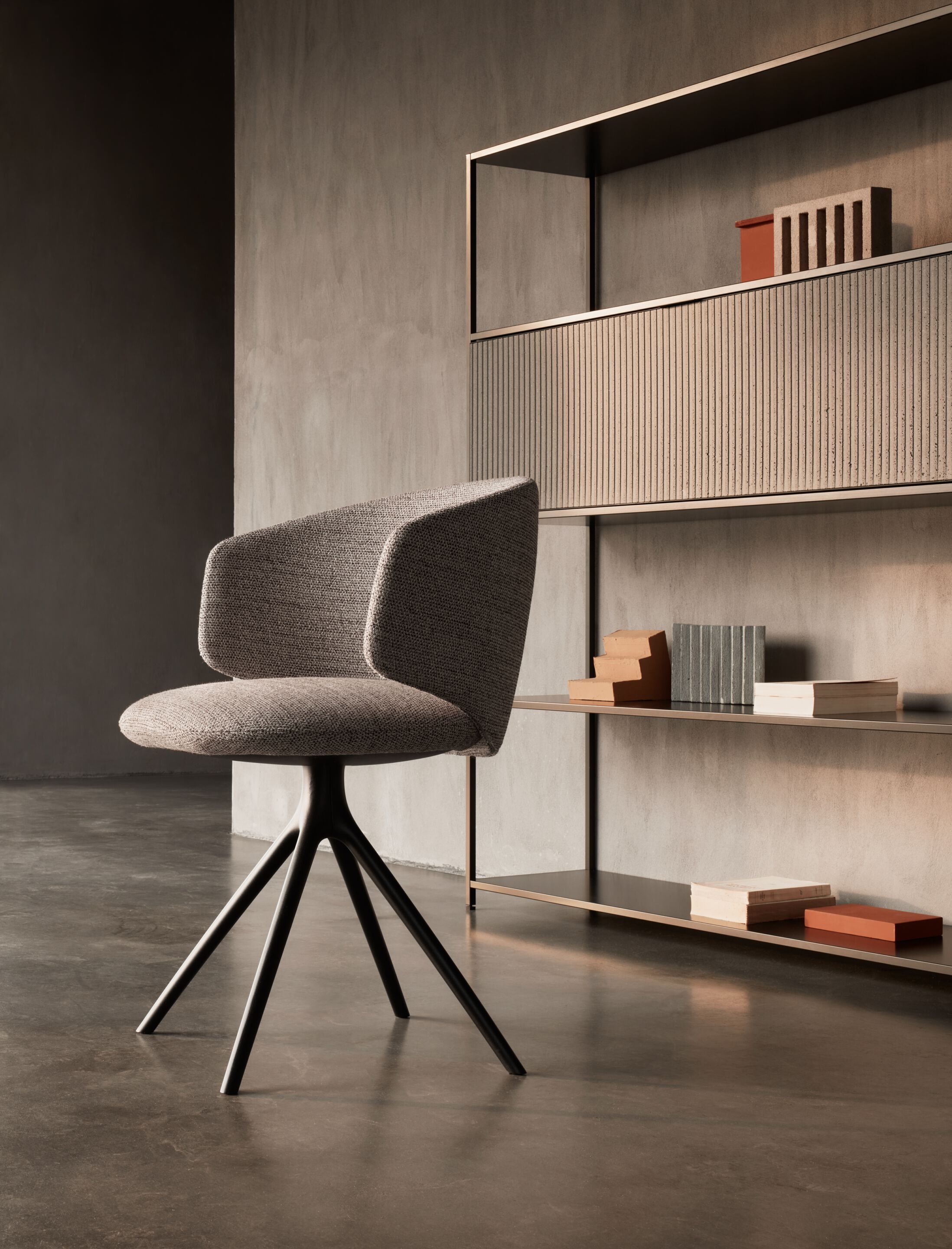 Мягкий поворотный стул на тканевом насесте MDF Italia Universal Collection ARCH-00023889 - Вид №3