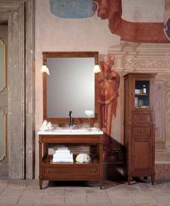 8036 Tifernoit Композиция для ванной в цвете блонд орех Bagno