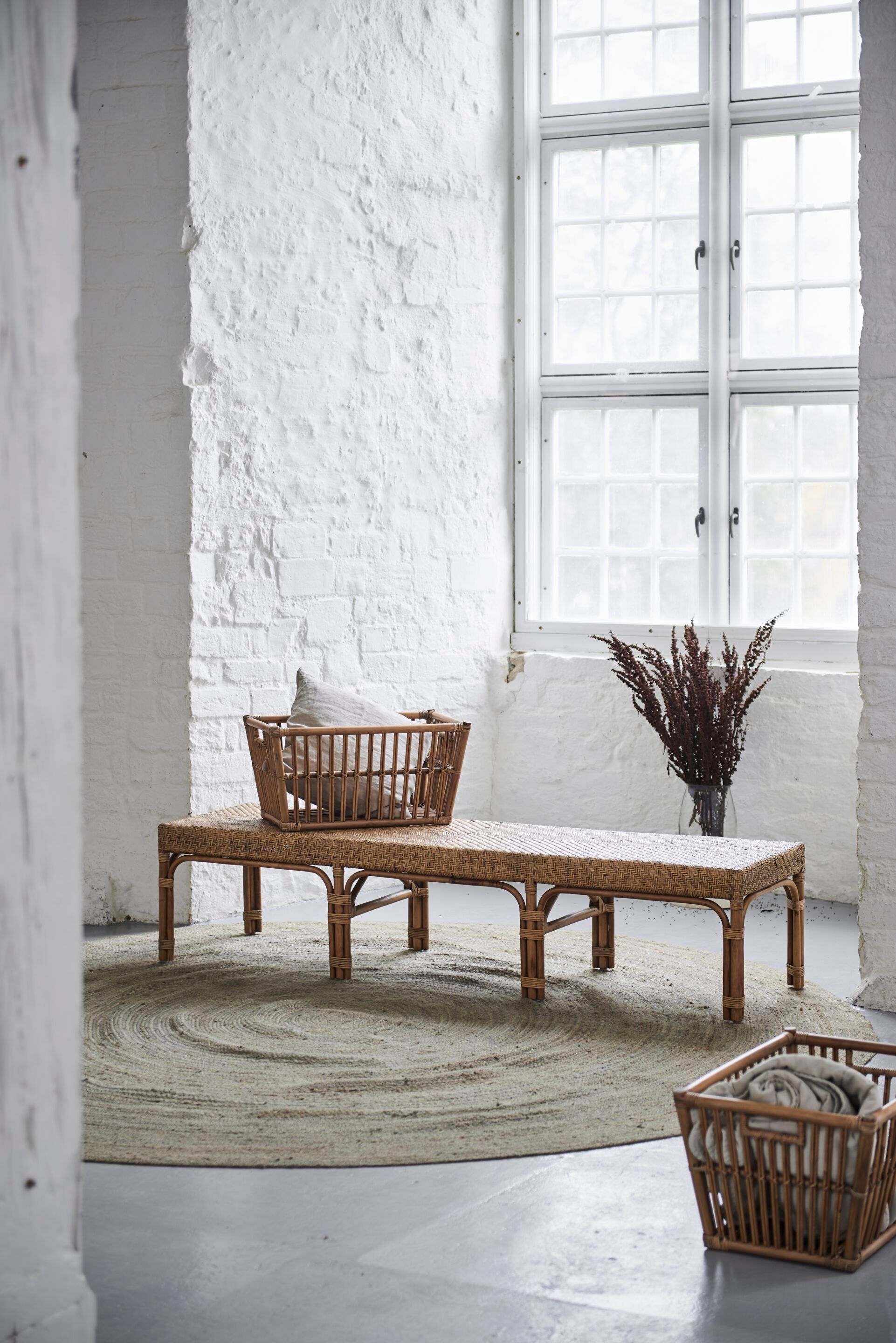 Скамейка из ротанга Sika Design Originals ARCH-00148061 - Вид №1