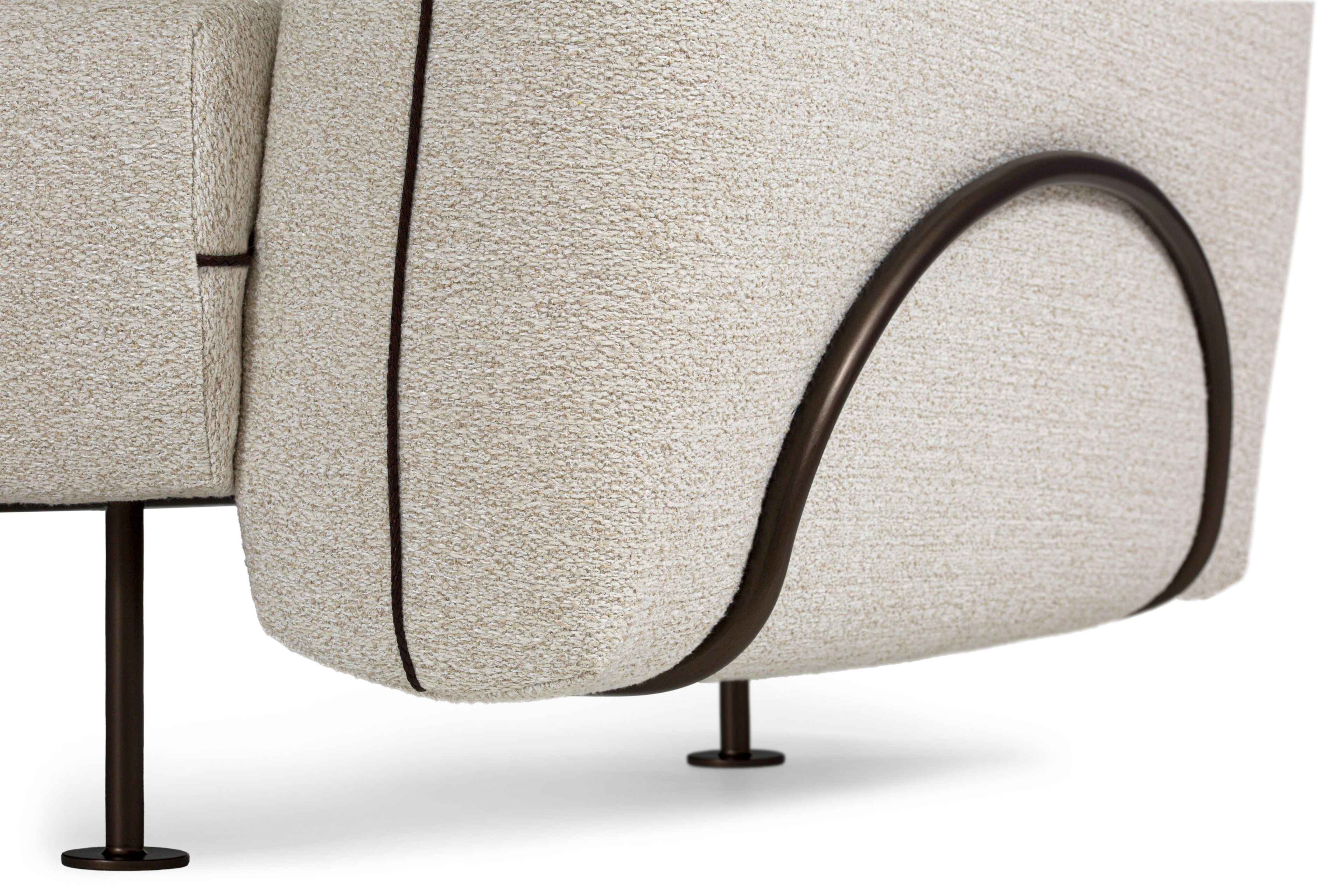 3-местный тканевый диван Borzalino Шифу ARCH-00061434 - Вид №3