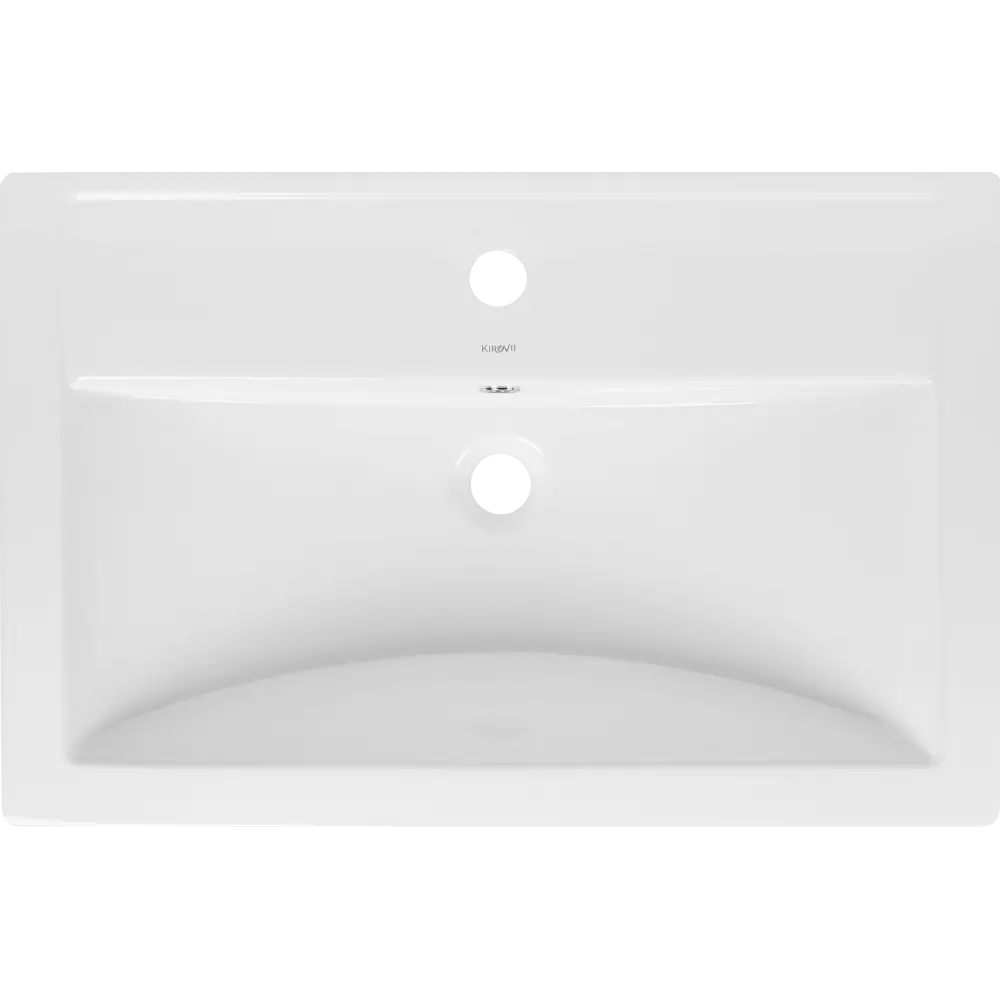 KIROVIT Фостер - прямоугольная раковина из фаянса для тумбы Аврора 14276278 STLM-0004746 - Вид №2