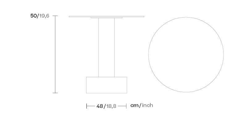 Круглый журнальный столик Kettal Roll ARCH-00087391 - Вид №6