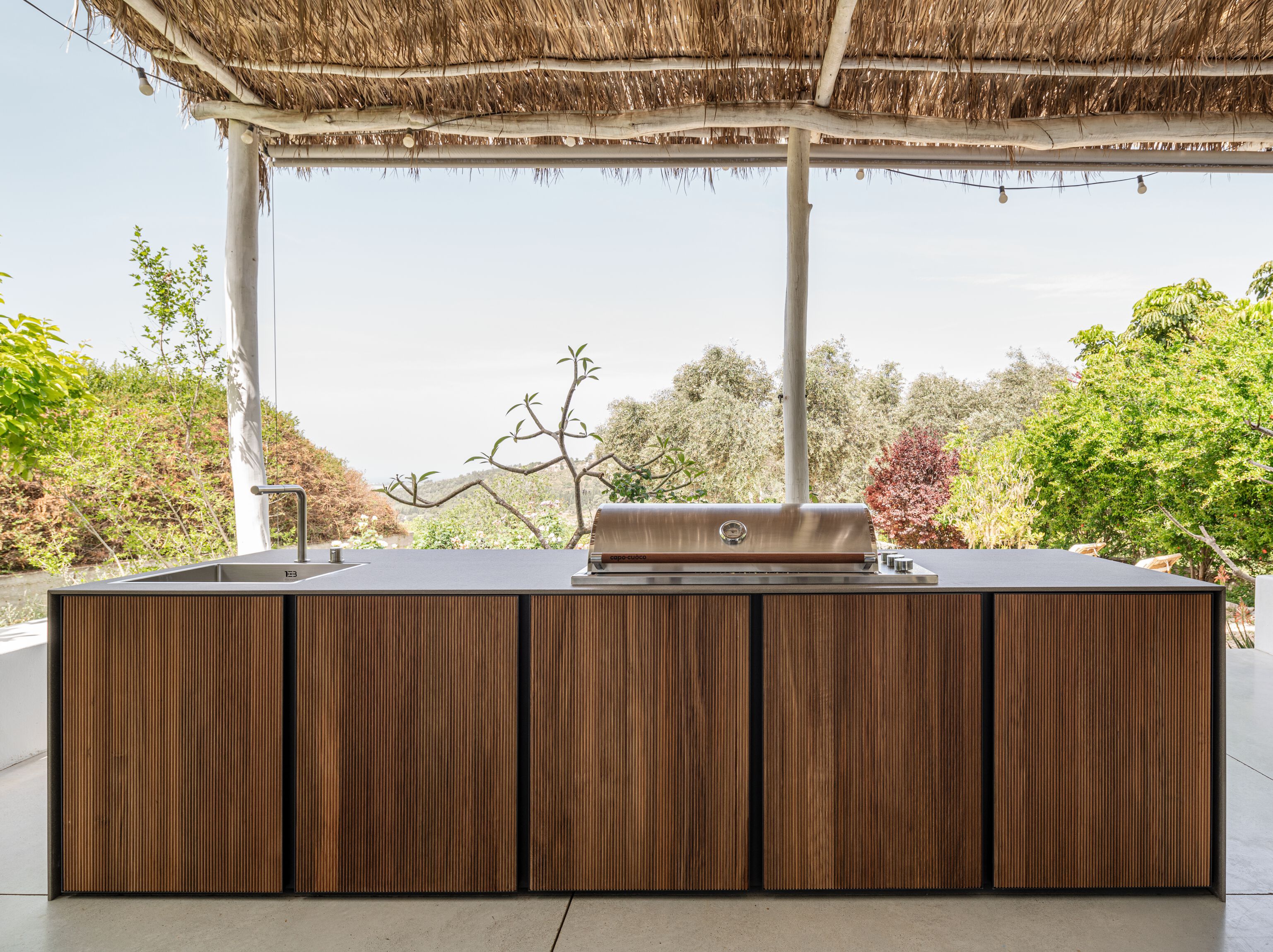 Алюминиевая наружная кухня с порошковым покрытием с барбекю capocuòco слой ARCH-00070548