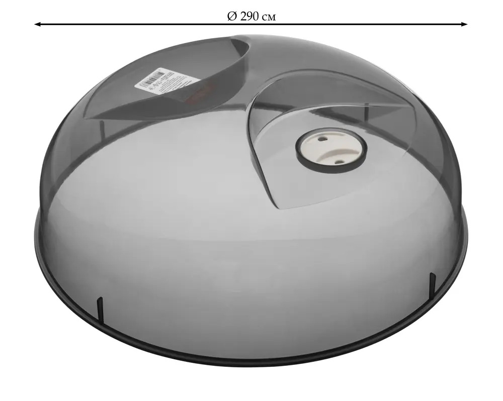 89354198 Крышка для СВЧ Phibo 29x10.5 см цвет черный STLM-0860529