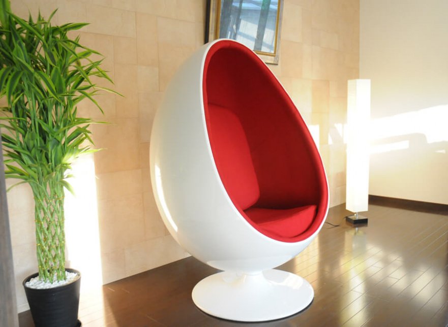 Кресло Ovalia Egg черное SOHO DESIGN ДИЗАЙНЕРСКИЕ, EGG OVALIA 131535 Черный  - Вид №5