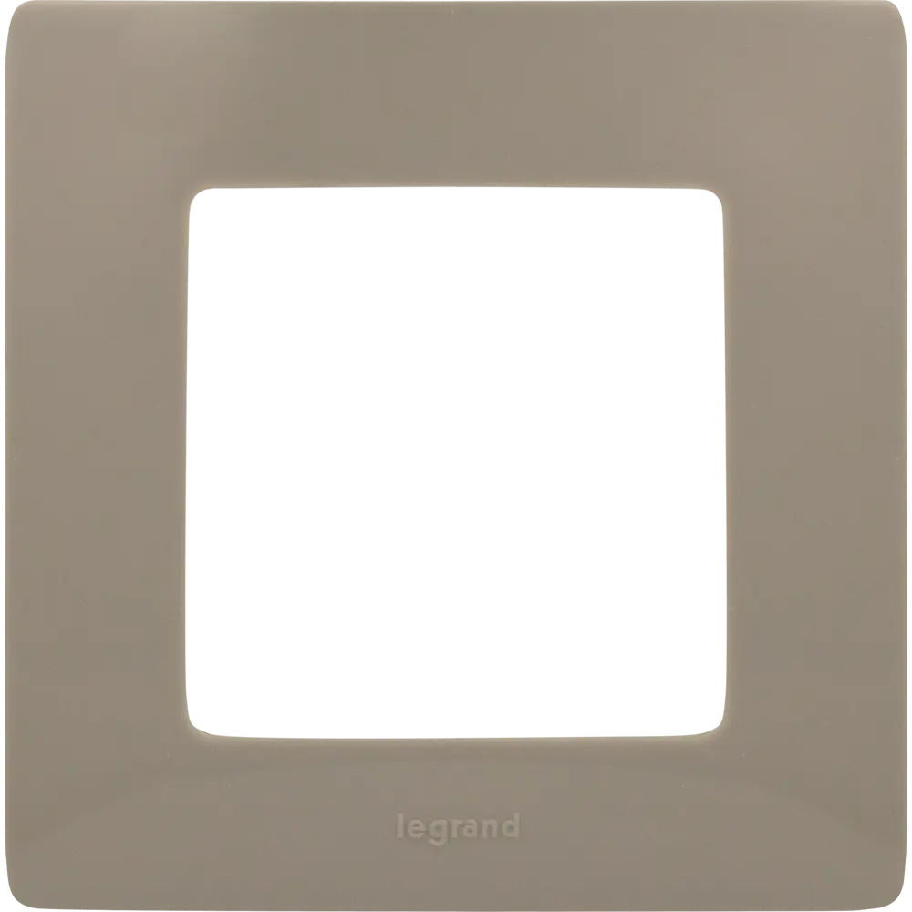 Рамка для розеток и выключателей Legrand Etika 1 пост, цвет светлая галька STLM-2092456