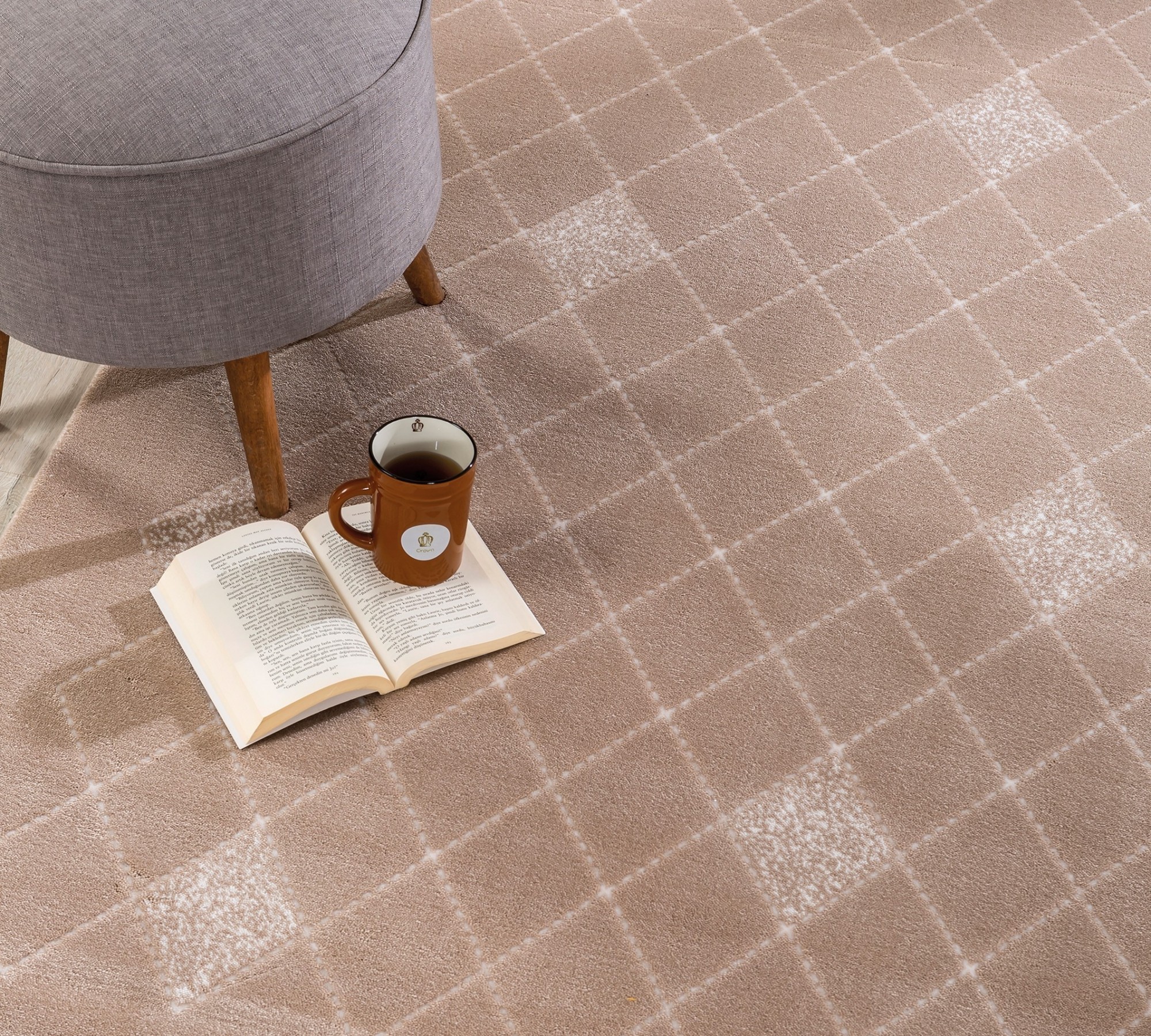 Ковер бежевый 133х190 см Royal CILEK ROYAL 00-3832227 Бежевый Santreyd - Вид №3