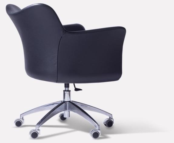 MORADA Вращающееся кресло с кожаной обивкой и подлокотниками Jenn Jenn dskc - Вид №3