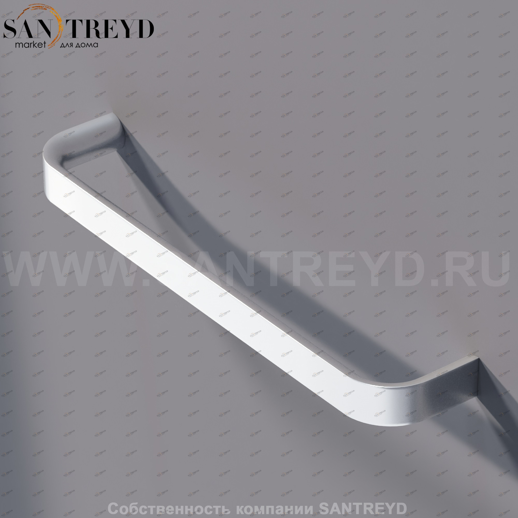 Agape MACH Плотенцедержатель 40 см хромированный сатин AMAC0667SP