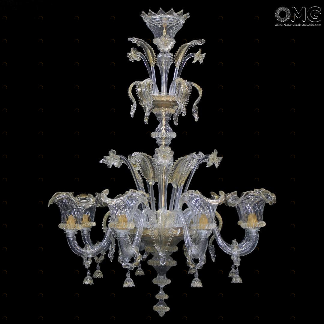 1117 ORIGINALMURANOGLASS Люстра Сирена - Классик - муранское стекло OMG  см CLASSICO