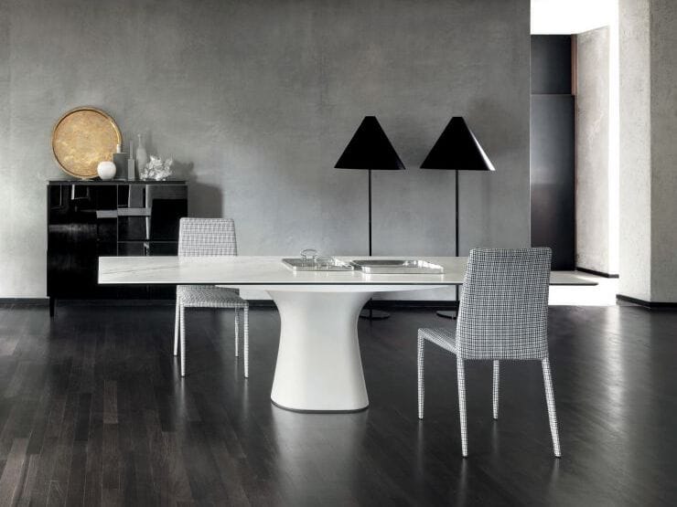 Овальный бетонный обеденный стол Bontempi Casa PODIUM ARCH-00106521 - Вид №4