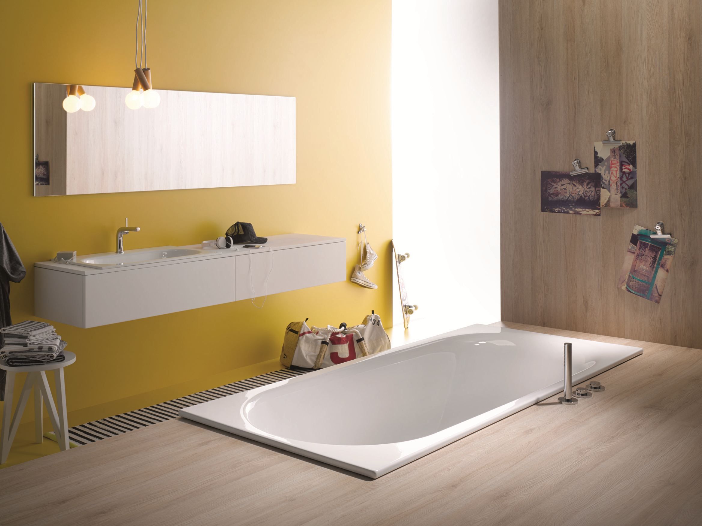 Прямоугольная эмалированная стальная ванна Bette BetteComodo ARCH-00016137 - Вид №2