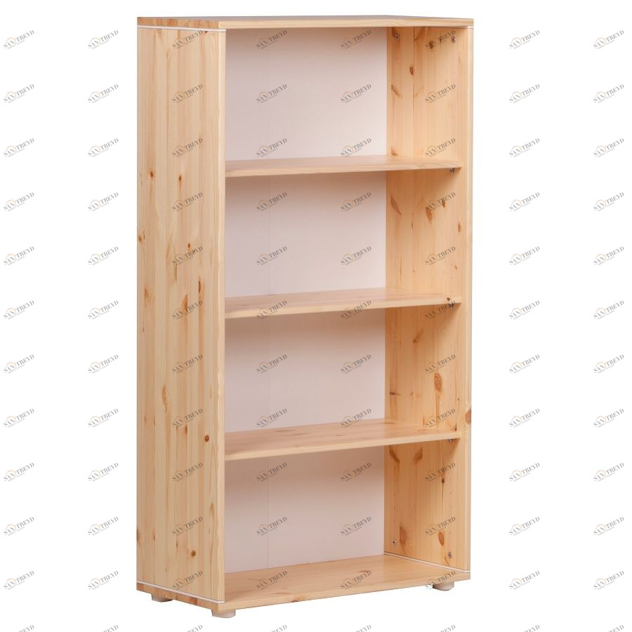 Стеллаж Flexa Classic storage с 3 полками, лакированный/белый 81245011