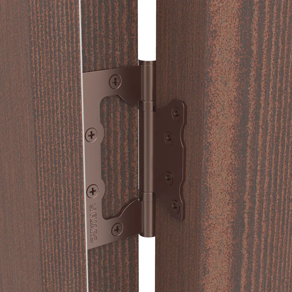 82105957 Петля без врезки N100500/2BB-AC/BL 100x75x2.5 мм сталь цвет античная медь STLM-0019052 FUARO Home - Вид №7