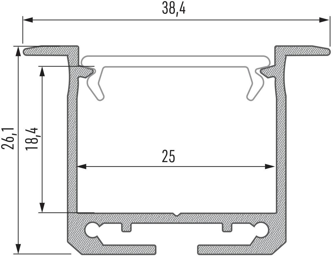 Lumines Lighting Линейный световой профиль для светодиодных модулей  10-0184-10  - Вид №5