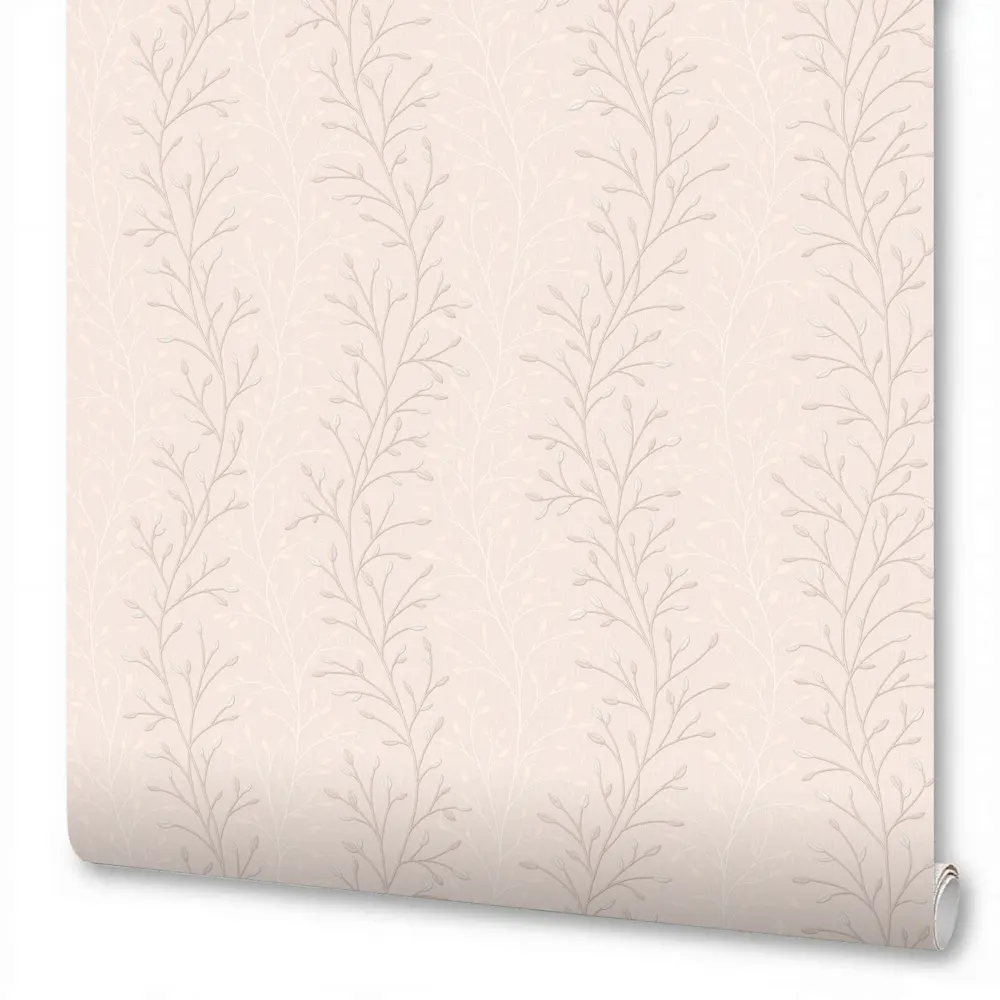 Wallsecret Bloom: Флизелиновые обои бежевые для элегантного интерьера 89372702 STLM-0814674