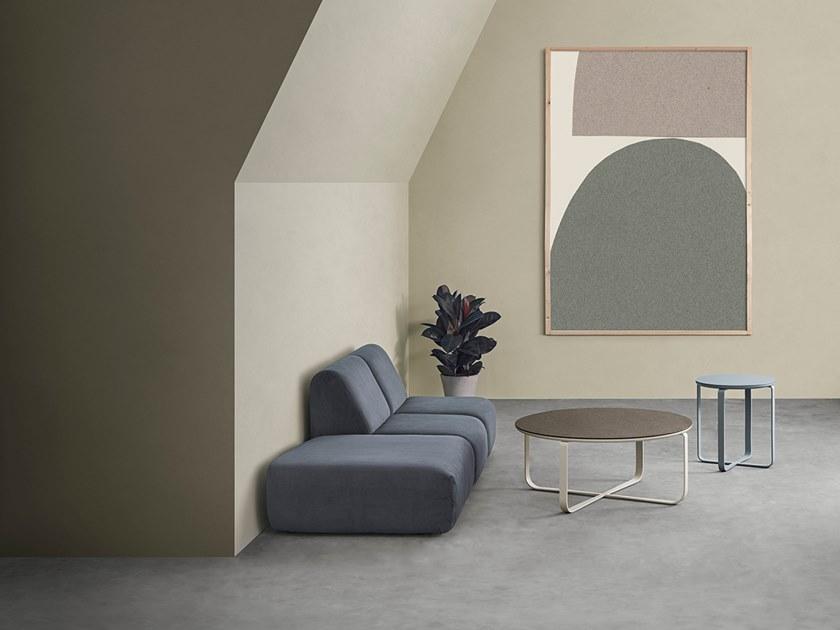 Kendo Mobiliario Низкий круглый журнальный столик с журнальной полкой sun-id-1462667 - Вид №3