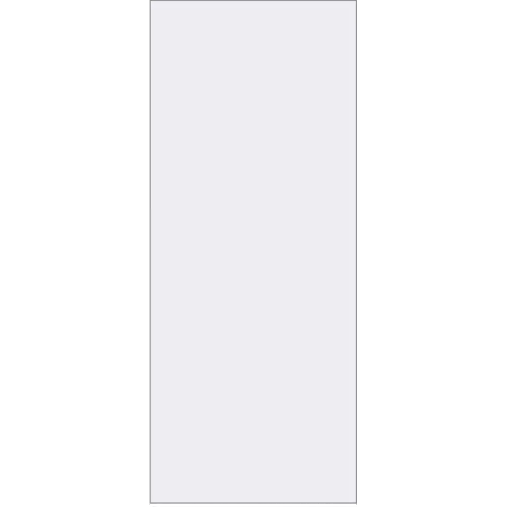 Дверь межкомнатная глухая Invisible 60x220 см цвет белый с замком алюминиевая кромка правая 89433712 STLM-2033390 VELLDORIS  - Вид №1