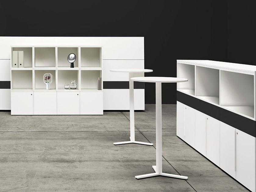 Manerba Высокий круглый деревянный стол K-word sun-id-1428173 - Вид №3