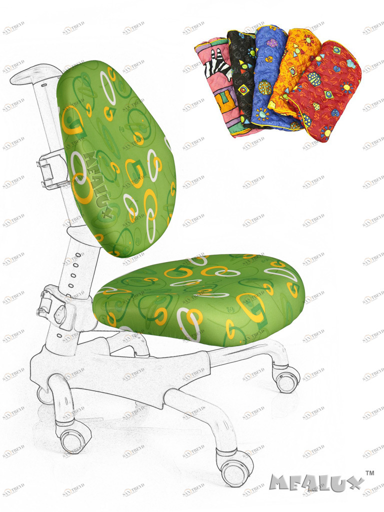 Чехол для кресла Nobel/ Champion зеленый с кольцами MEALUX  261284 Зеленый Santreyd 