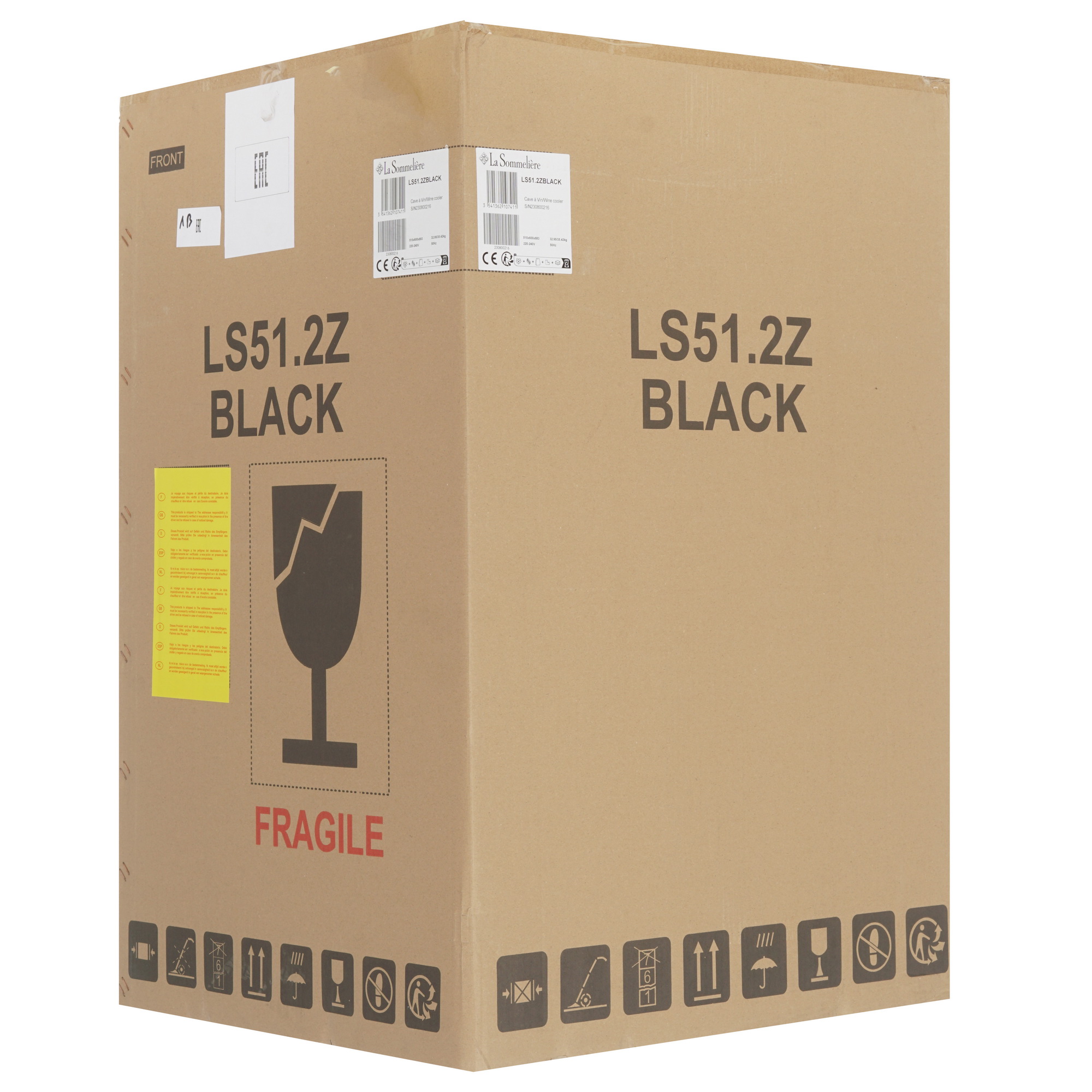 9013497 Винный шкаф LaSommeliere LS51.2ZBLACK черный STDN-0104698 - Вид №7