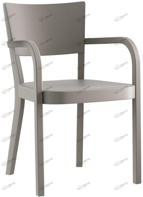 horgenglarus Стул из массива дерева с подлокотниками  1-790a 