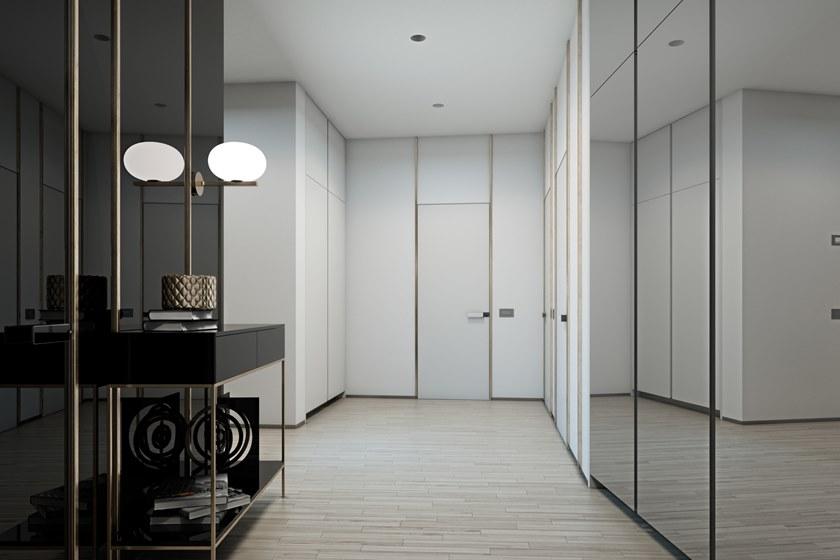 ZonaUno Распашная дверь заподлицо со стеной со скрытыми петлями sun-id-1439037 - Вид №25